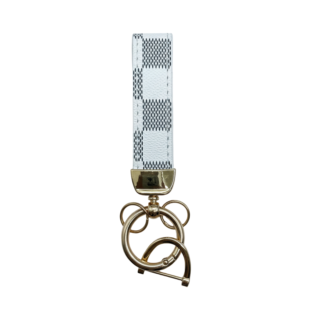 Checkered Keychain