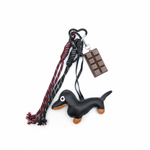 Black Dachshund Pendant Bagcharm