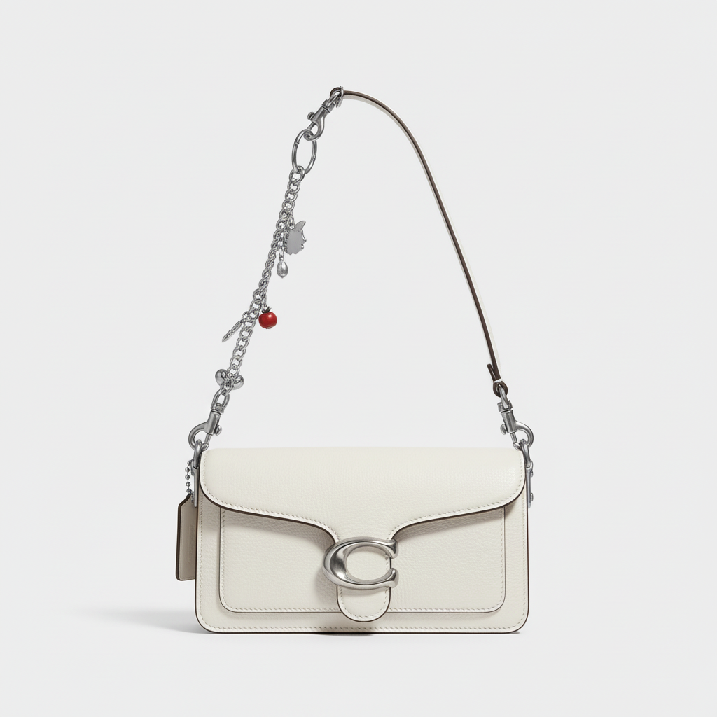 SILVER VARSITY CHARM CHAIN