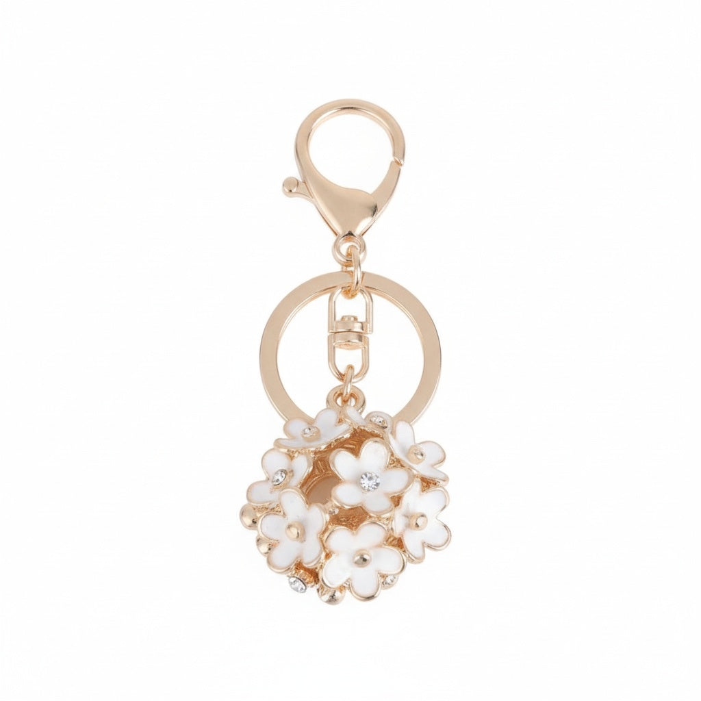 Flower Ball Charm Chain
