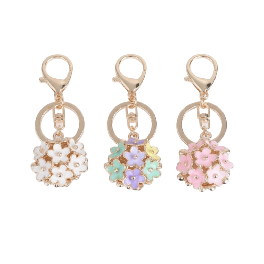 Flower Ball Charm Chain