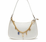 GOLD VARSITY CHARM CHAIN