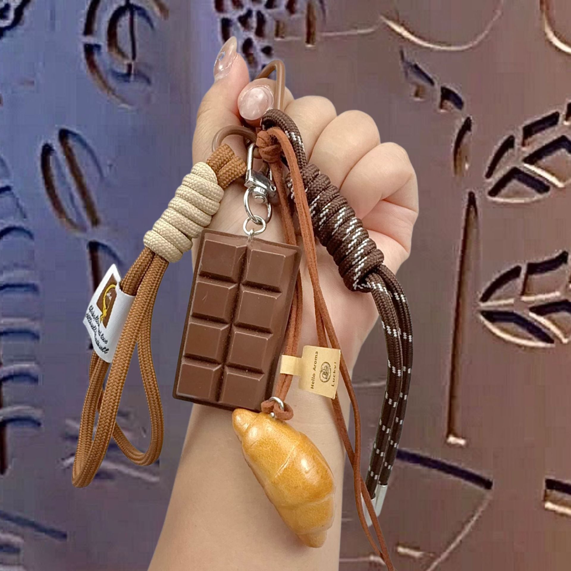 CHOCOLATE CROISSANT CHARM