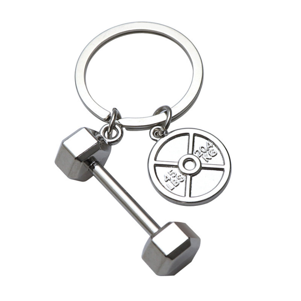 Dumbbell Keychain