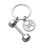 Dumbbell Keychain