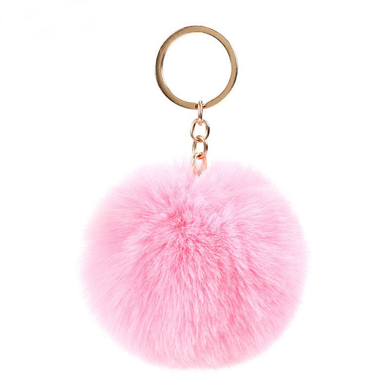 Mini Pom Pom Keychain Charm
