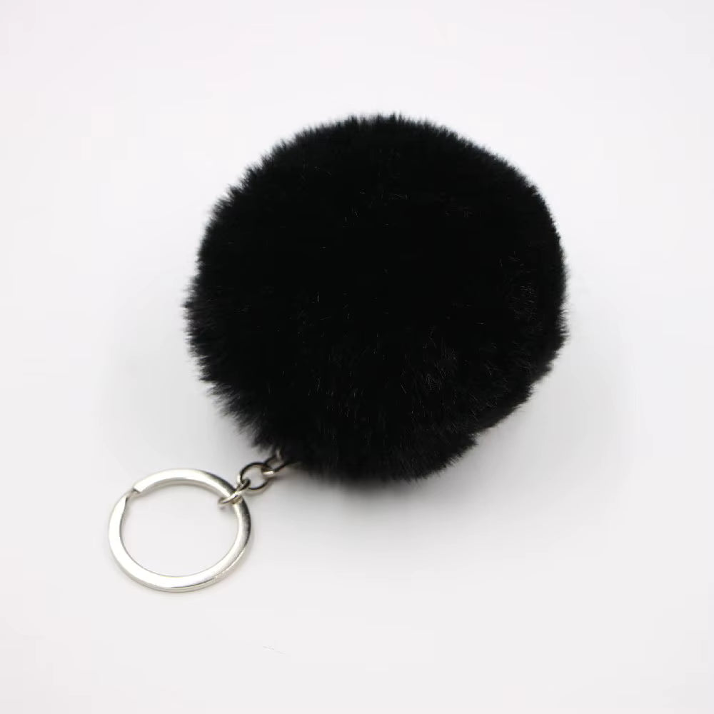 Mini Pom Pom Keychain Charm
