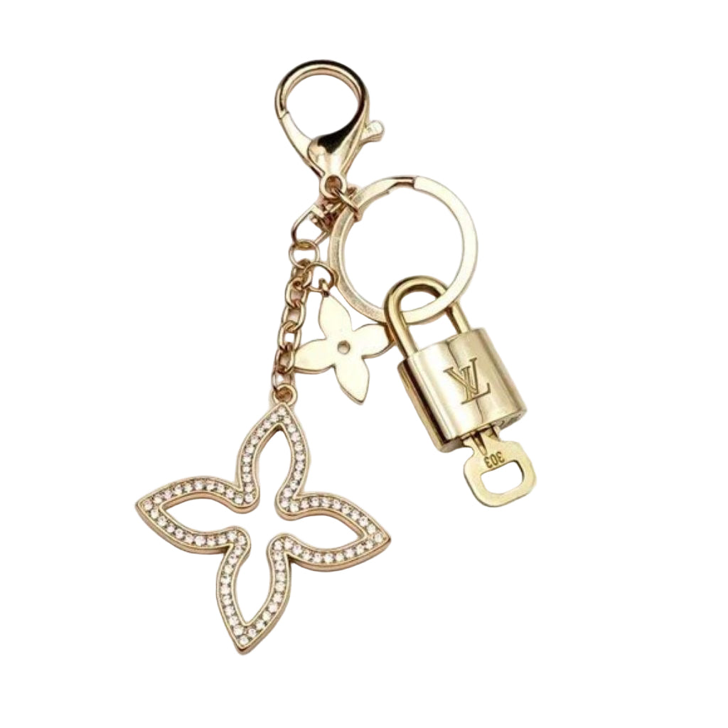 LV Rhinstone Charm