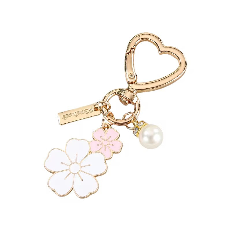 Pearl Beads Bag Charm Set