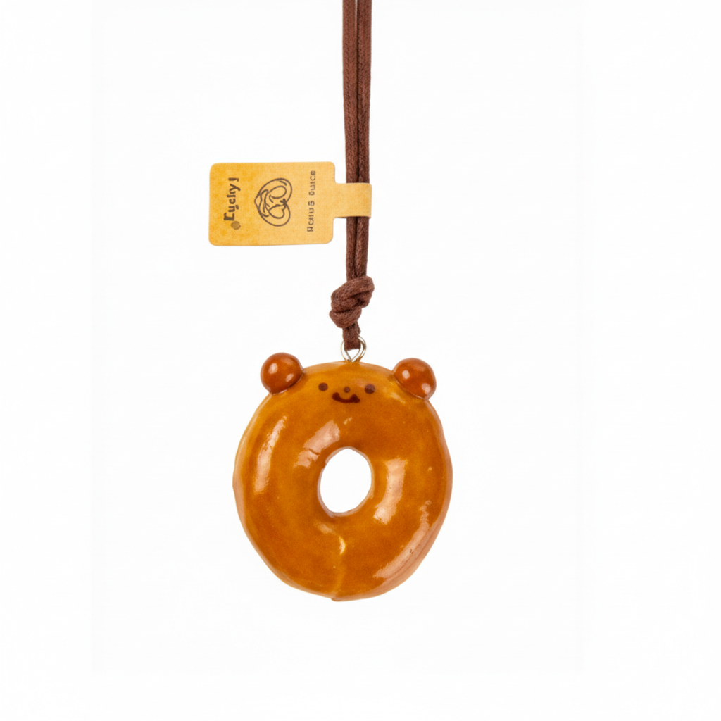 ROUND BEAR HANGING CHARM