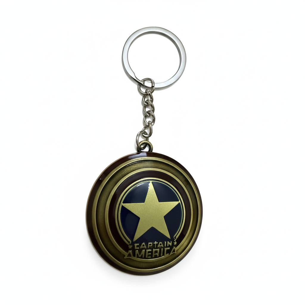 Captain America Shield Keychain
