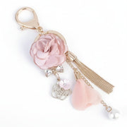 Flower Tassel Charm Chain