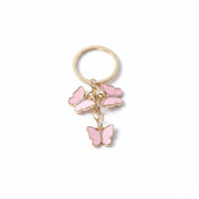 Diamond Alloy Butterfly Keychain