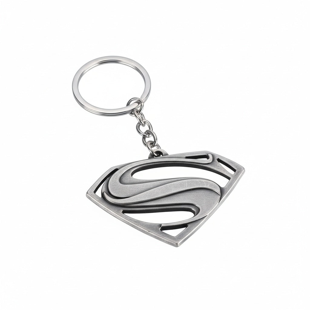Superman Keychain - Gray